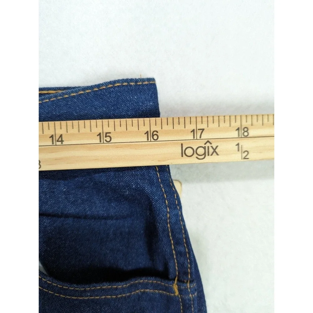 TCB All American Jeans Mens Size 34x35 Bootcut Vintage Usa Cotton Blue Paper Tag